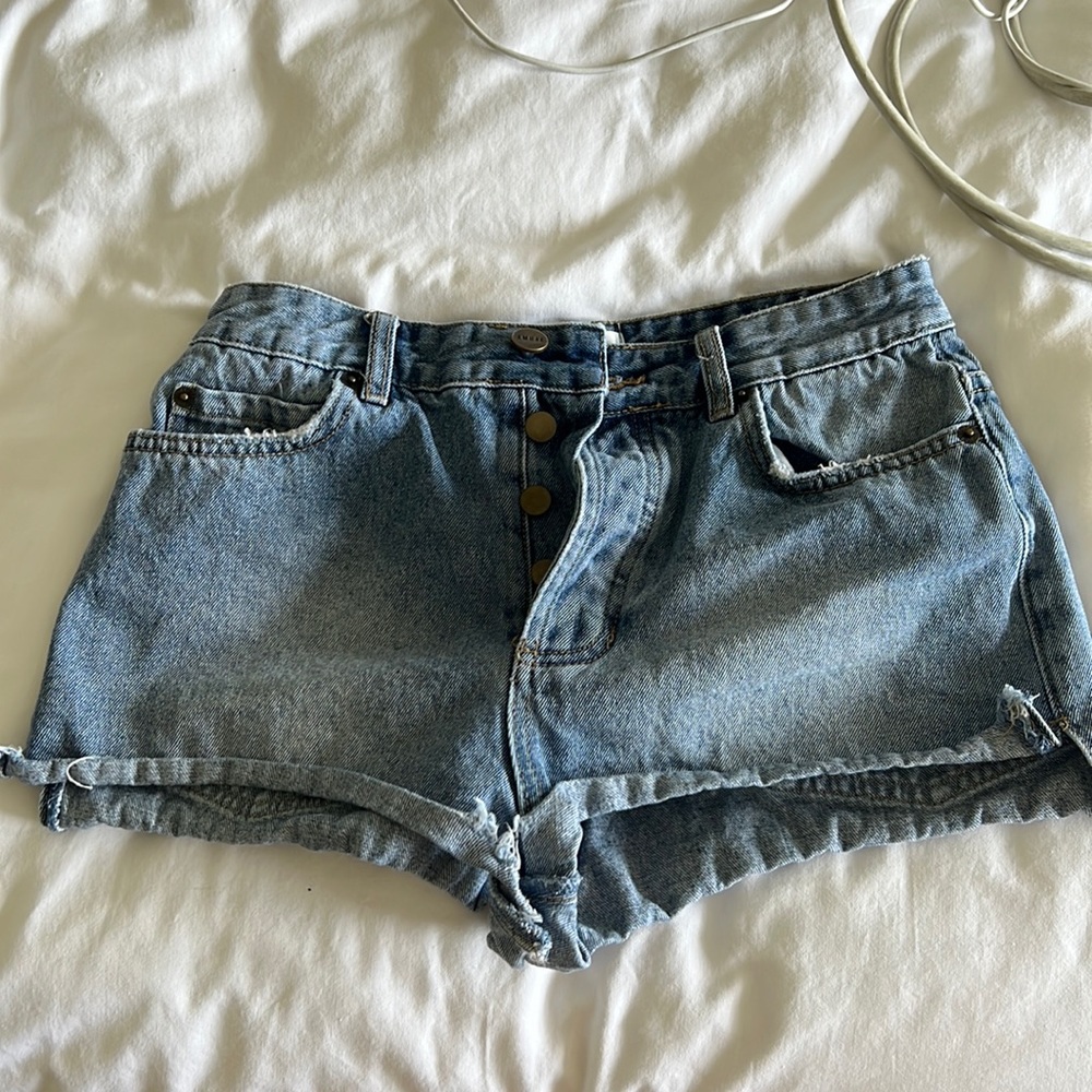 Revolve denim shorts